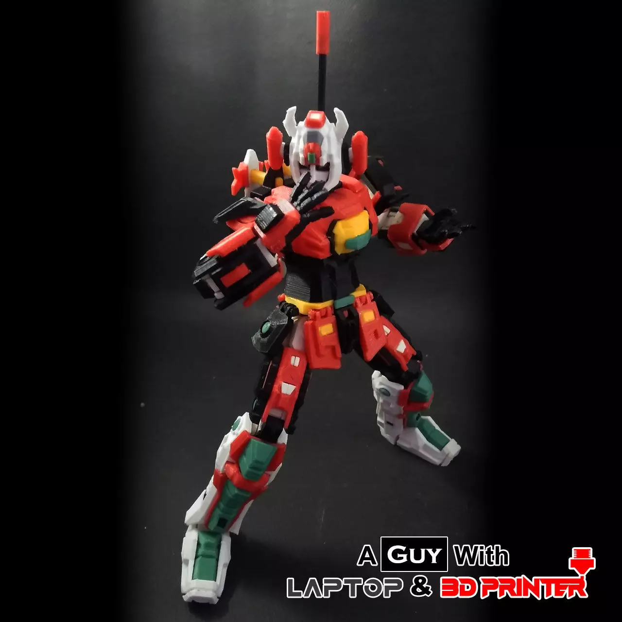 DYNAMOS - ARTICULATED ACTION FIGURE - BASED ON DAIMOS 3D print model_0