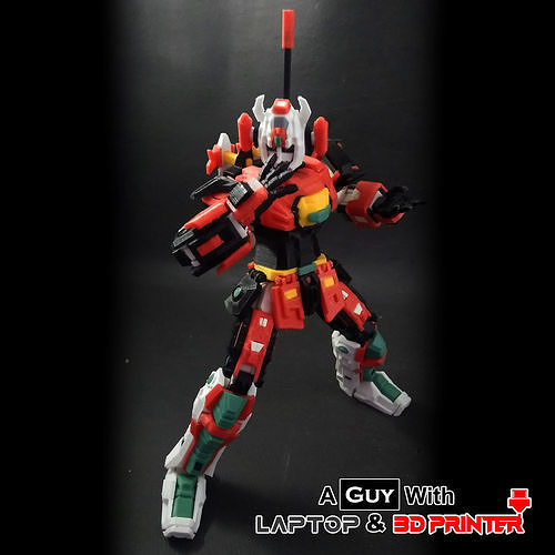 DYNAMOS - ARTICULATED ACTION FIGURE - BASED ON DAIMOS 3D print model