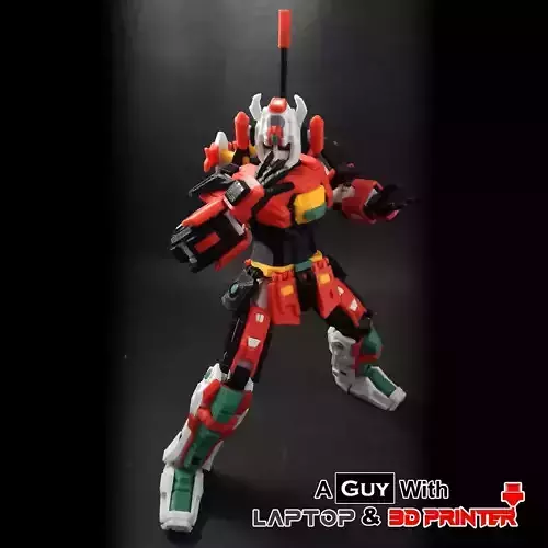 DYNAMOS - ARTICULATED ACTION FIGURE - BASED ON DAIMOS 3D print model