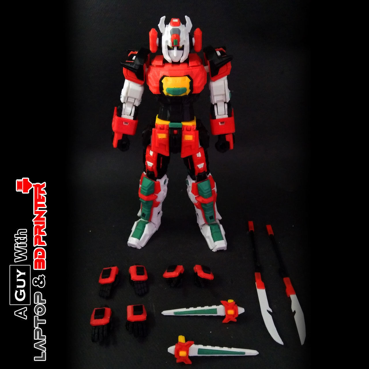 DYNAMOS - ARTICULATED ACTION FIGURE - BASED ON DAIMOS 3D print model_2