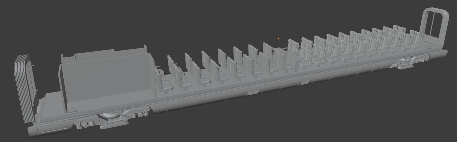 H0 1-87 scale Reisezugwagen Apmz 116 1 3D print model_8