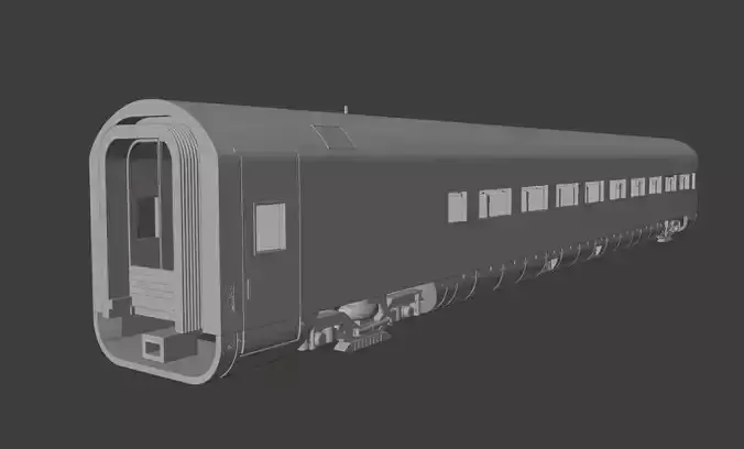 H0 1-87 scale Reisezugwagen Apmz 116 2 3D print model