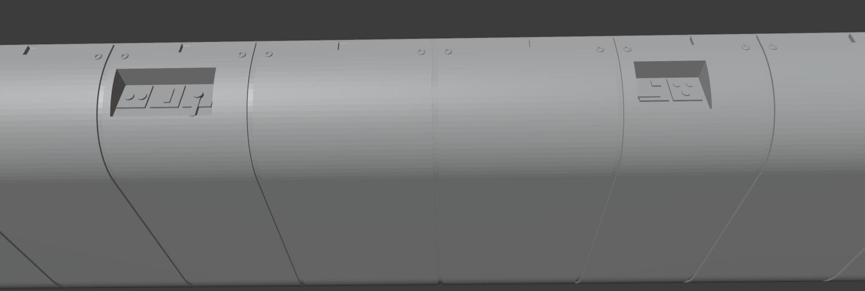 H0 1-87 scale Reisezugwagen Apmz 116 4 3D print model_12