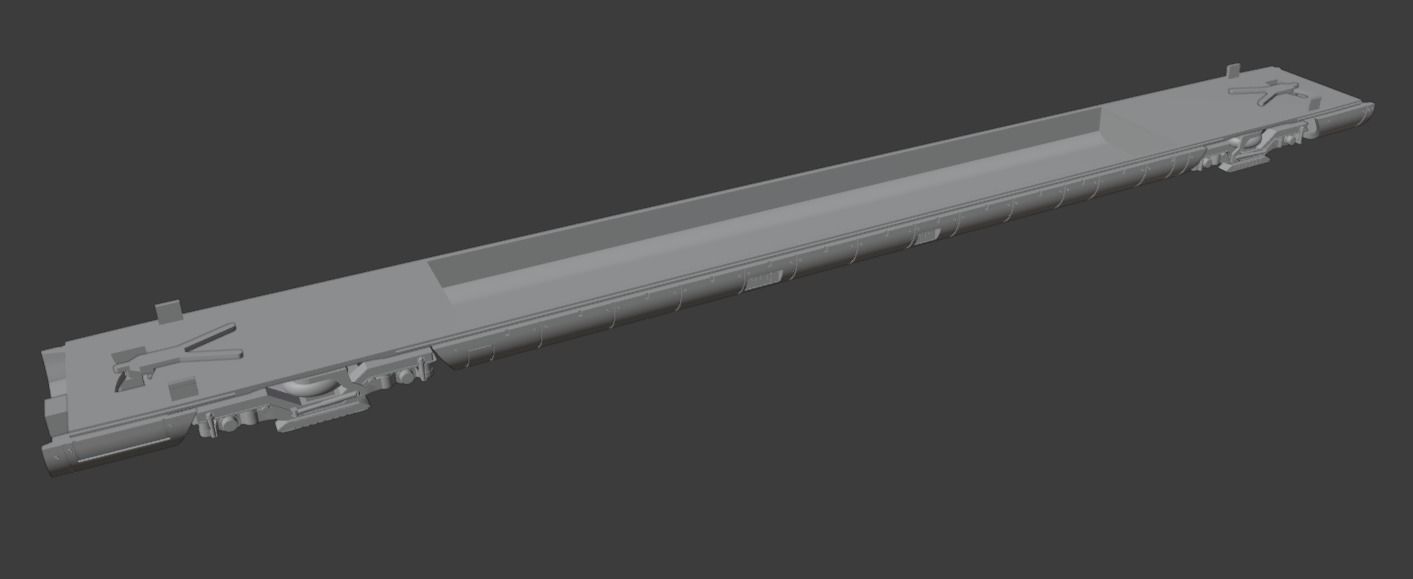 H0 1-87 scale Reisezugwagen Apmz 116 4 3D print model_3