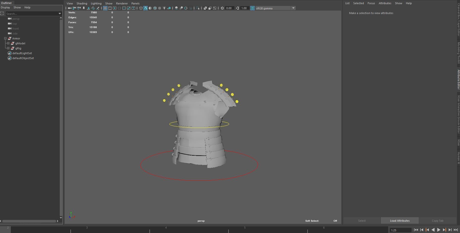 Samurai Armor 3D model_13