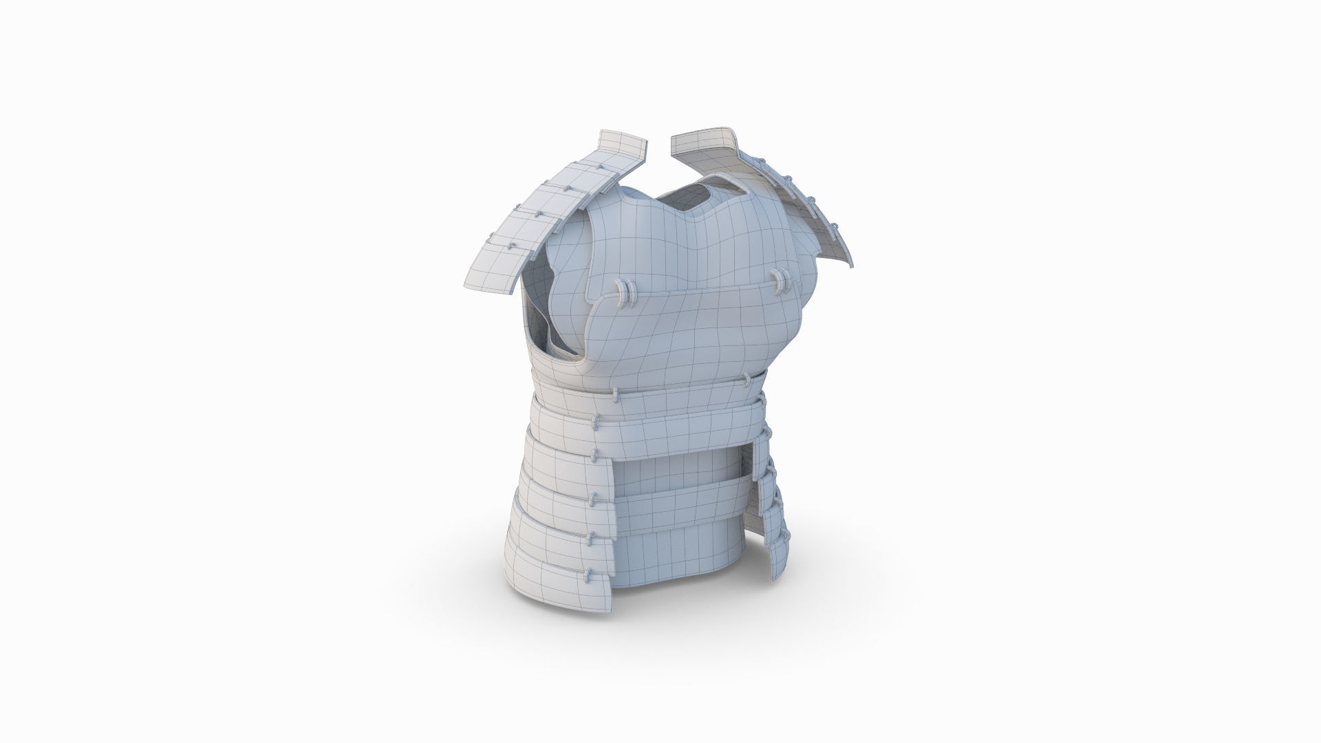 Samurai Armor 3D model_11