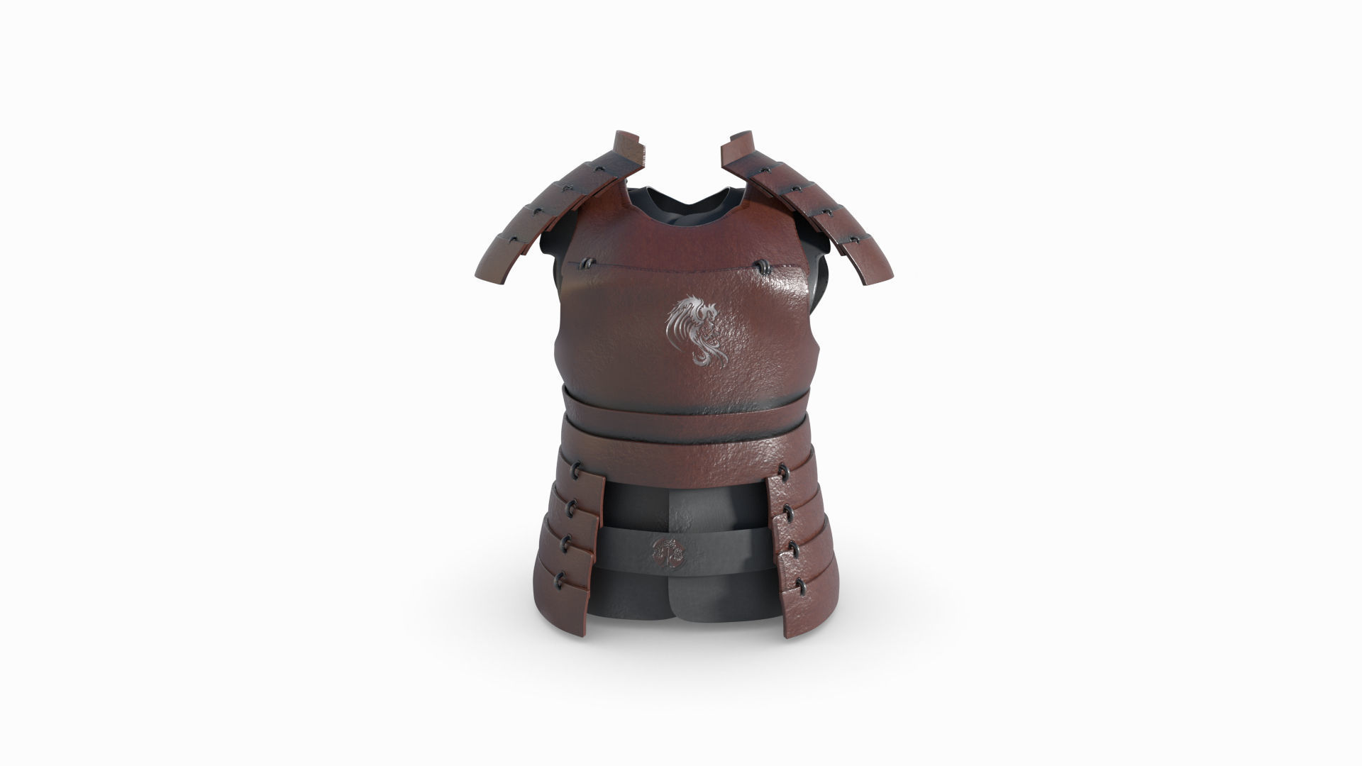 Samurai Armor 3D model_5