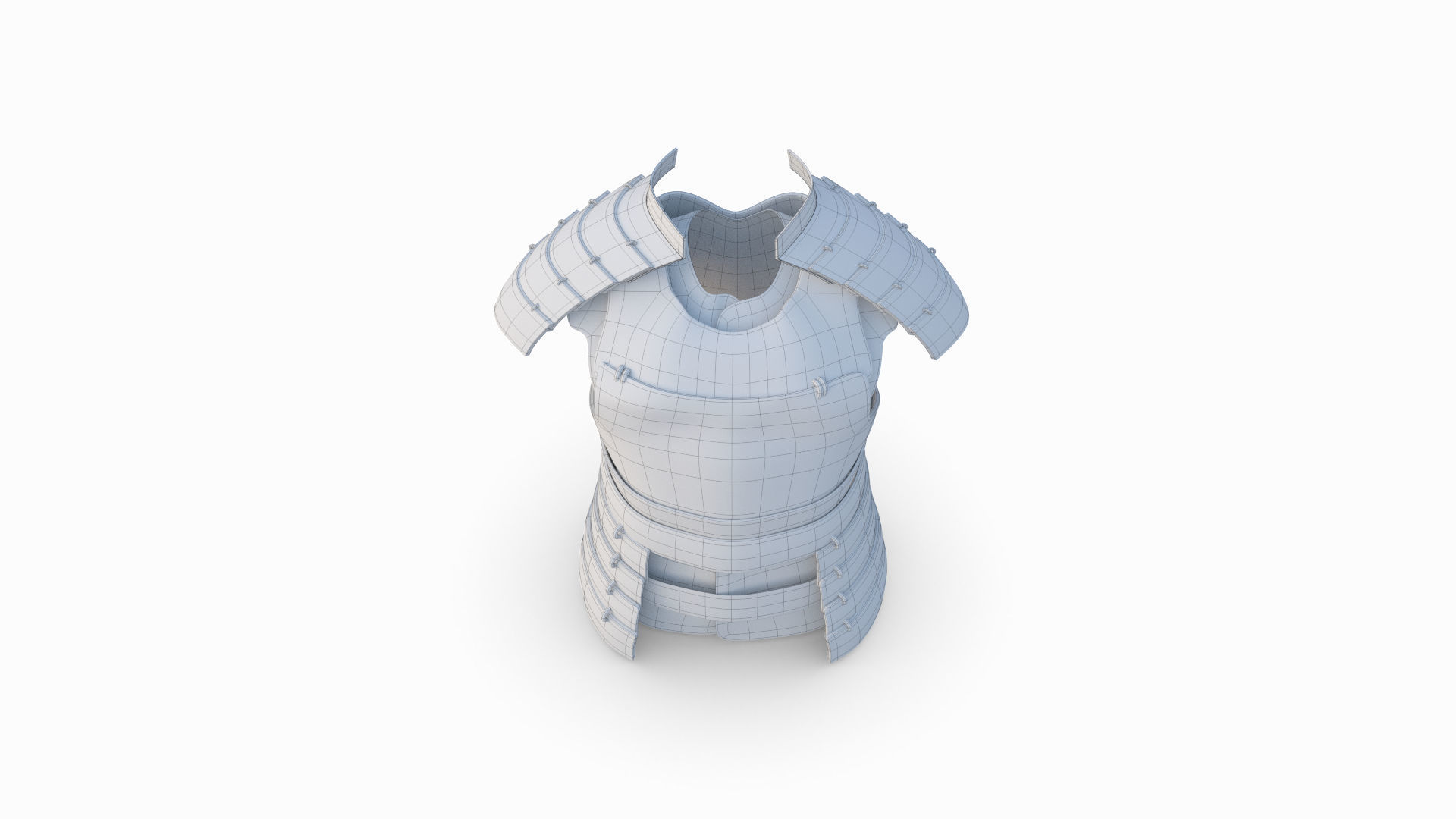 Samurai Armor 3D model_8