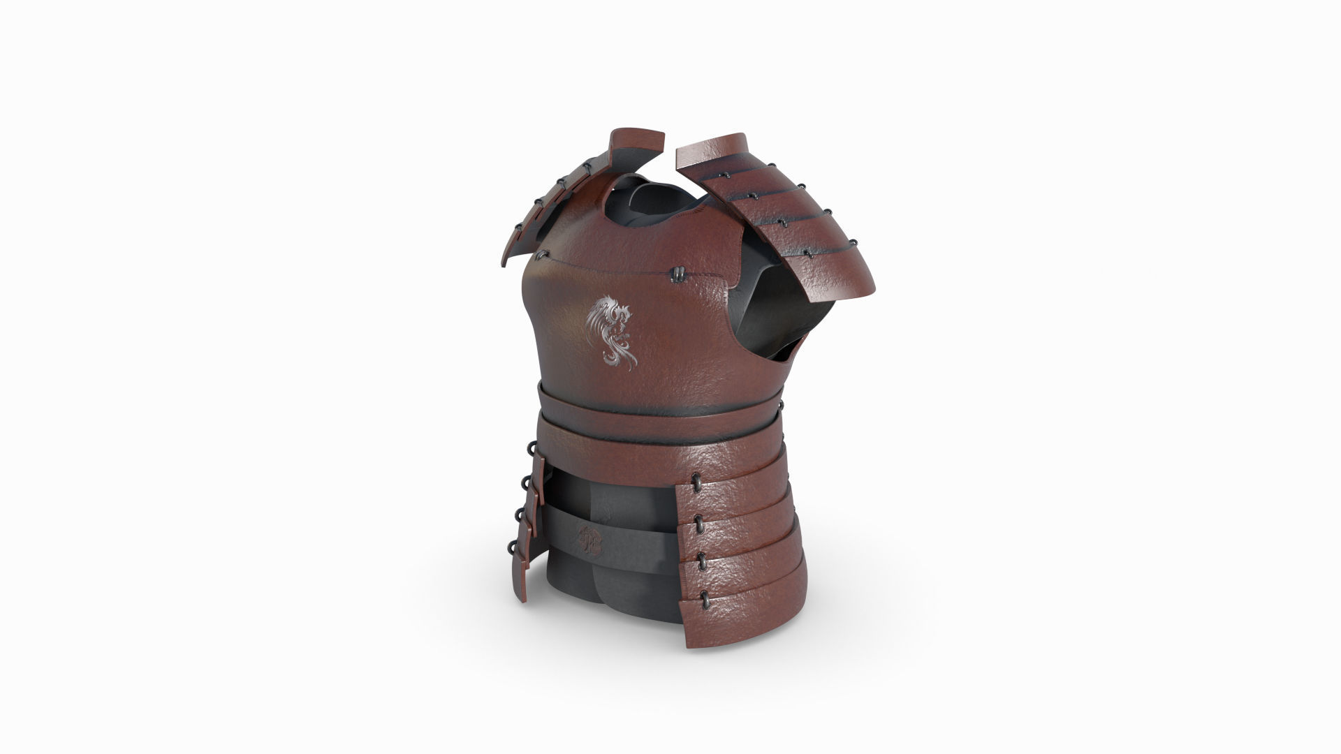 Samurai Armor 3D model_4