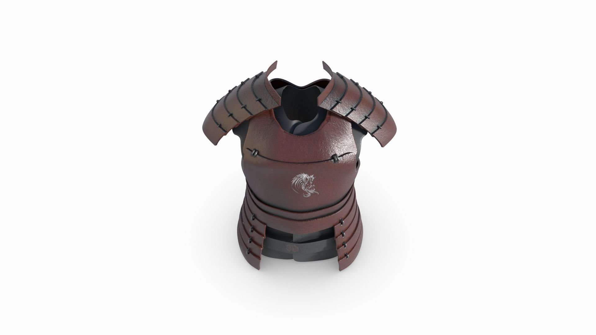 Samurai Armor 3D model_3