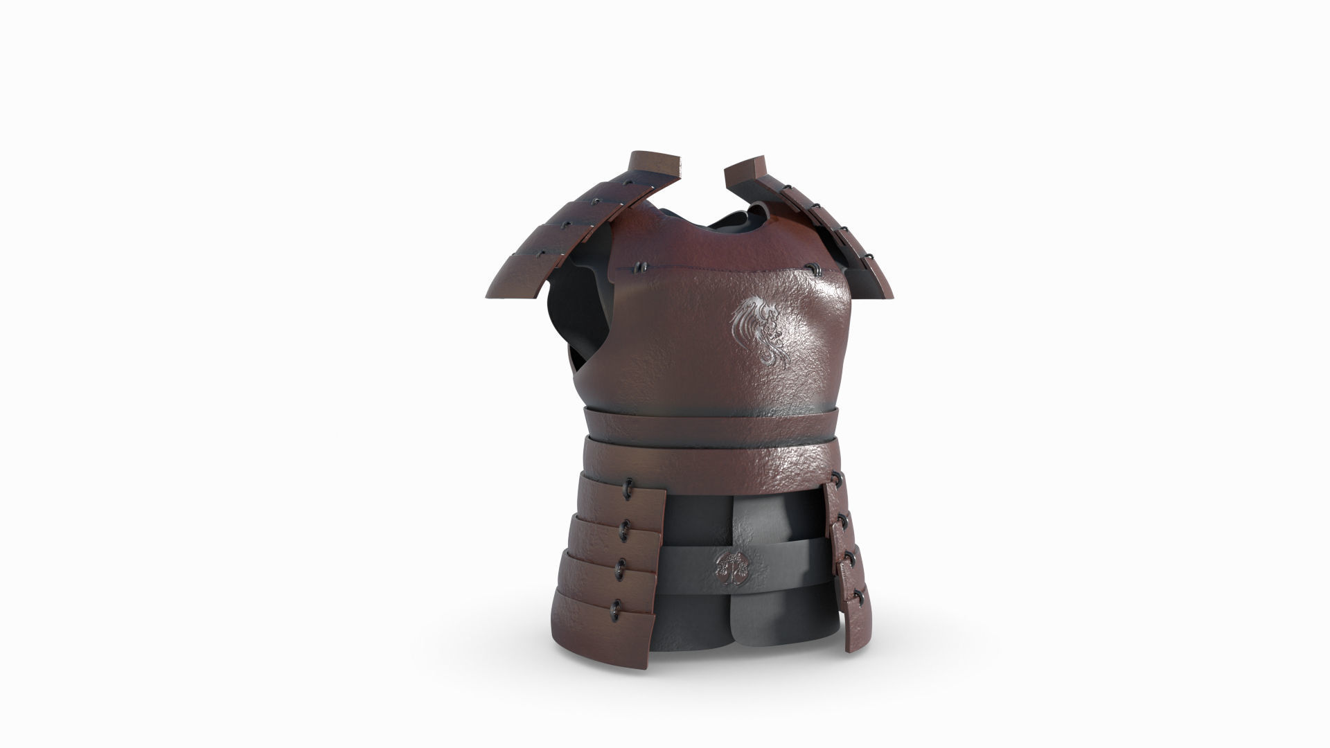 Samurai Armor 3D model_2