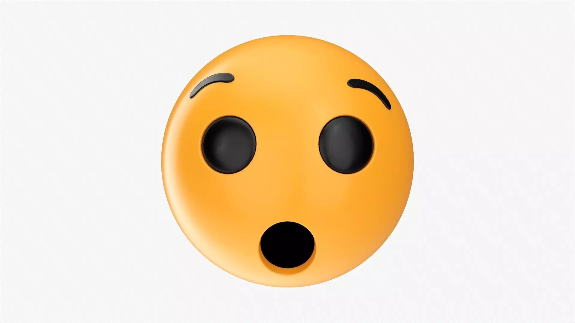 Emoji 060 Speechless 3D model_0