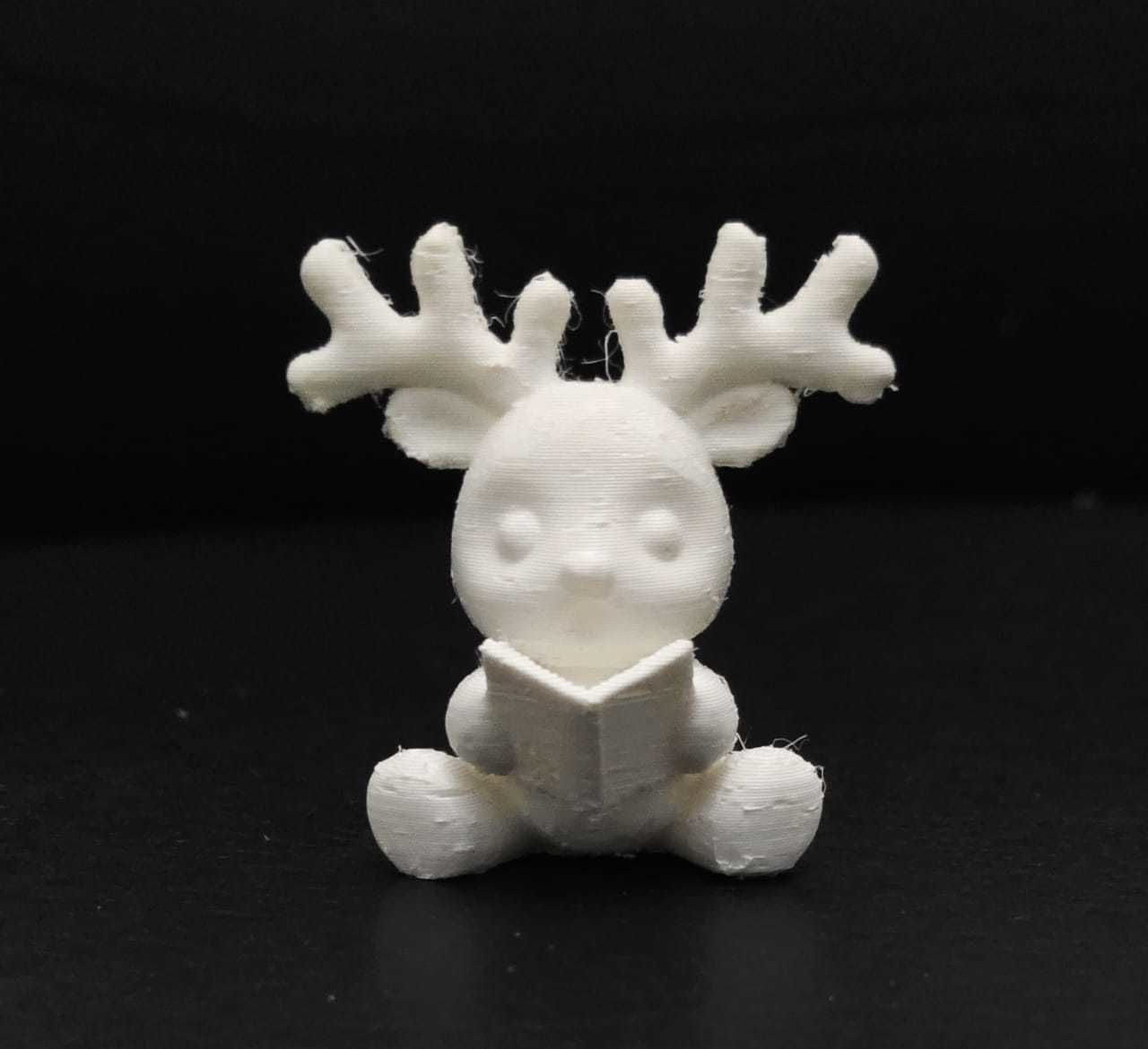 Reindeer Singing 3D print model_4