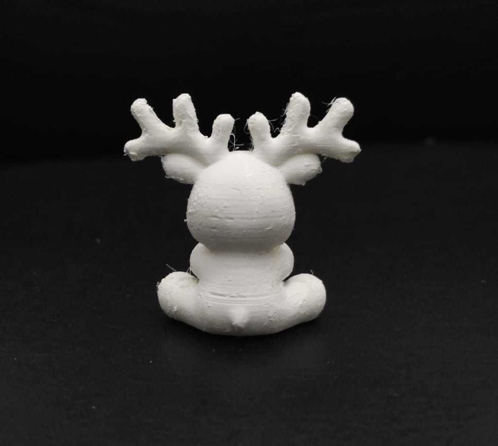 Reindeer Singing 3D print model_7