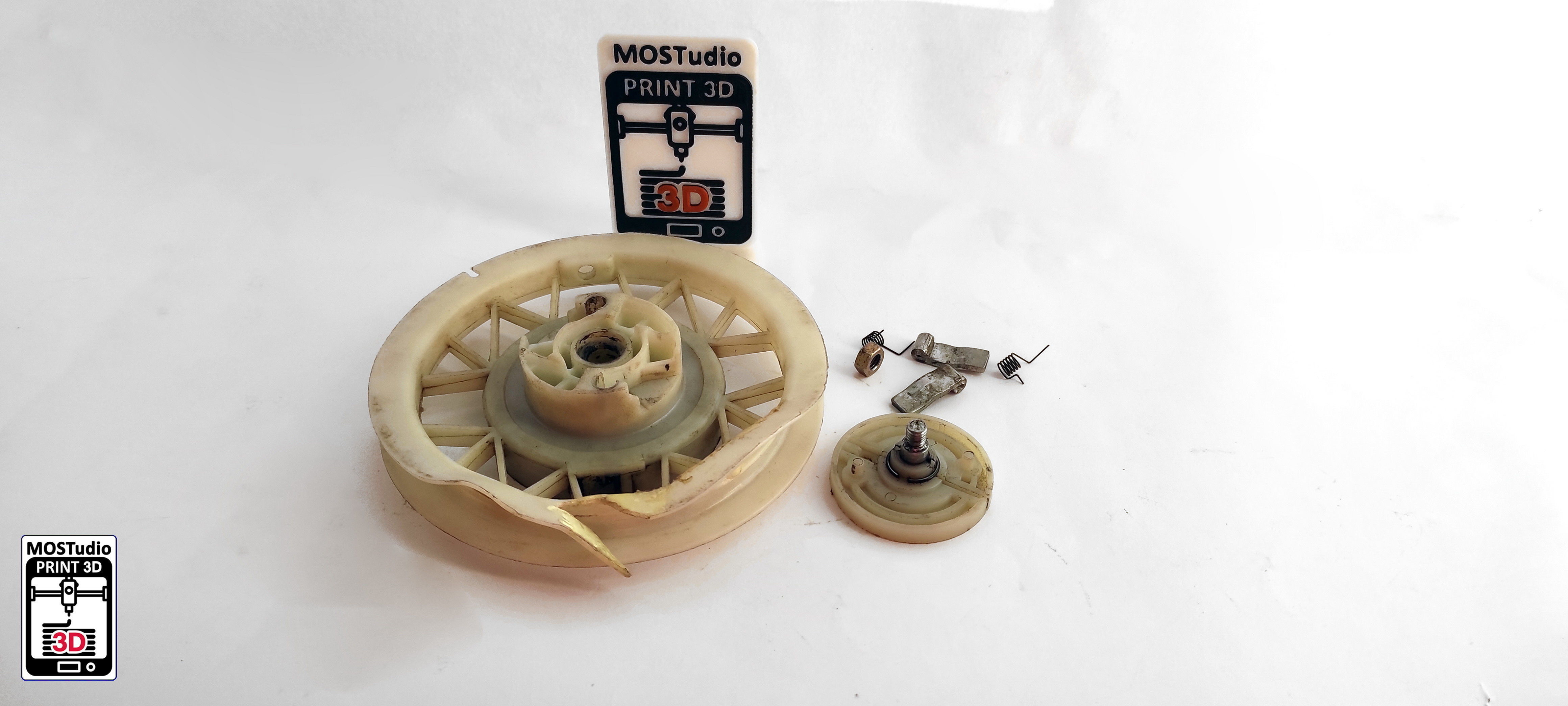 Einhell GH-PM 461 S Pull Starter for Lawnmower 3D print model_3