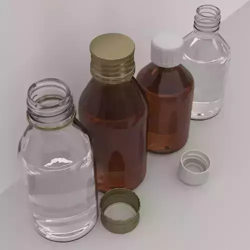 Medical glass bottles