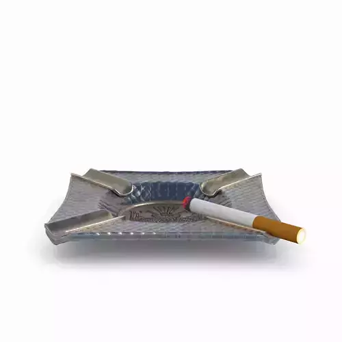 Ashtray cigarette 3D model