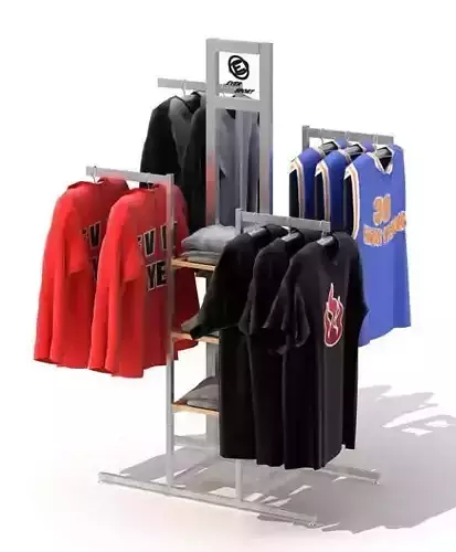 Clothes Hanger Stand 3D model