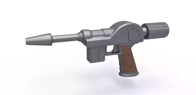 Lawgiver Mk1 of Judge Dredd 3D model