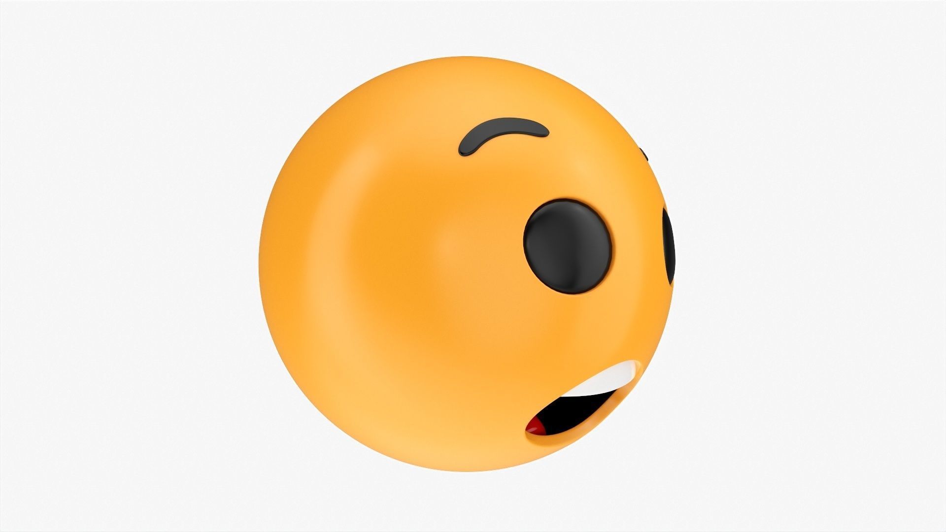 Emoji 061 Fearful 3D model_1