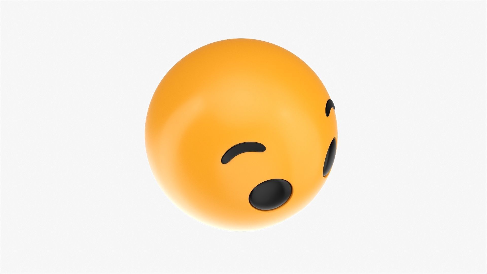 Emoji 061 Fearful 3D model_3