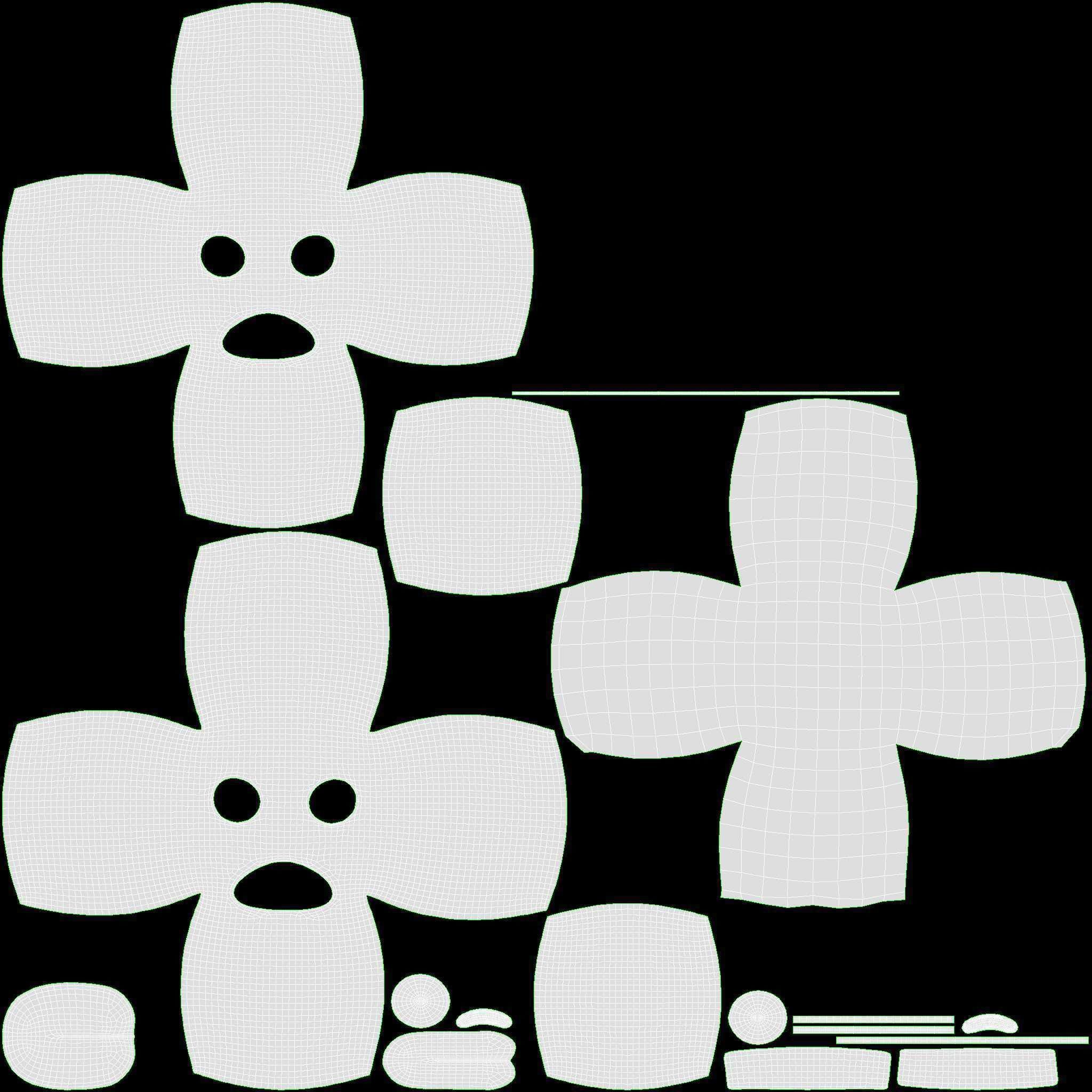 Emoji 061 Fearful 3D model_6