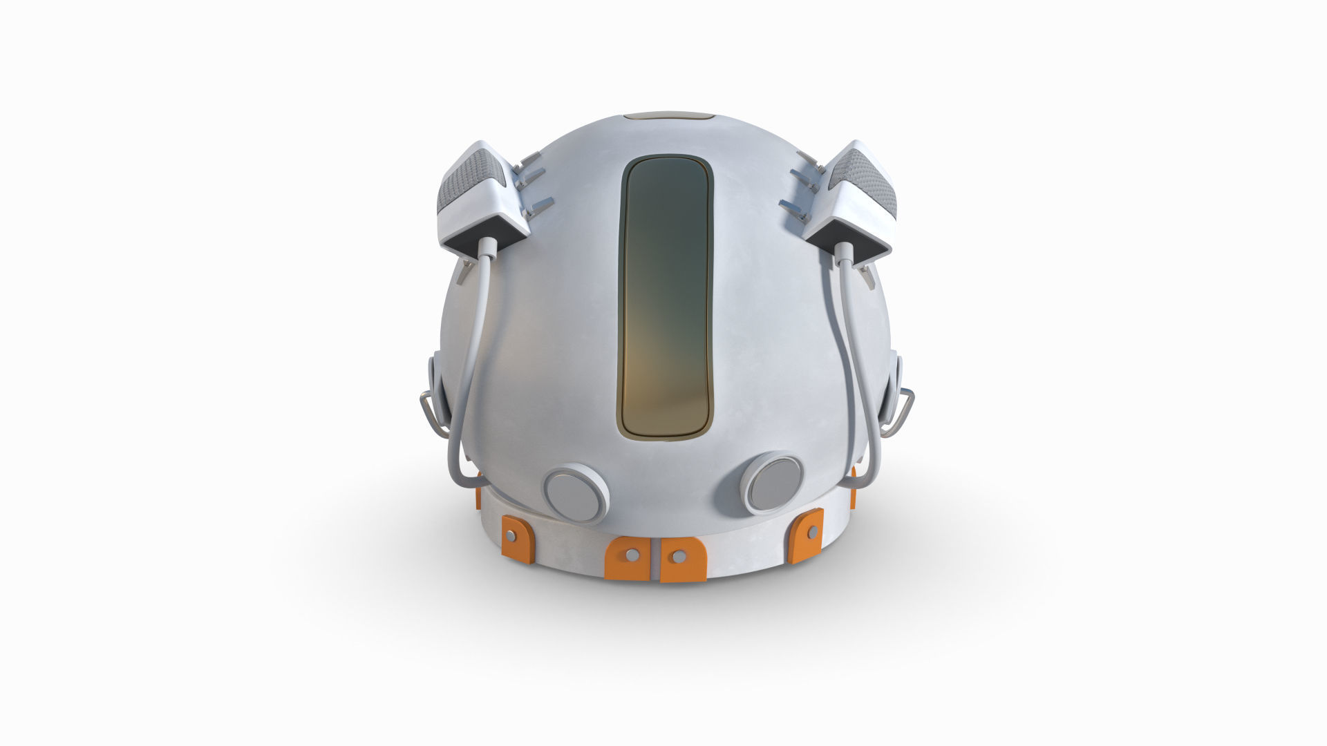 Helmet of Astronaut Suit 3D model_6