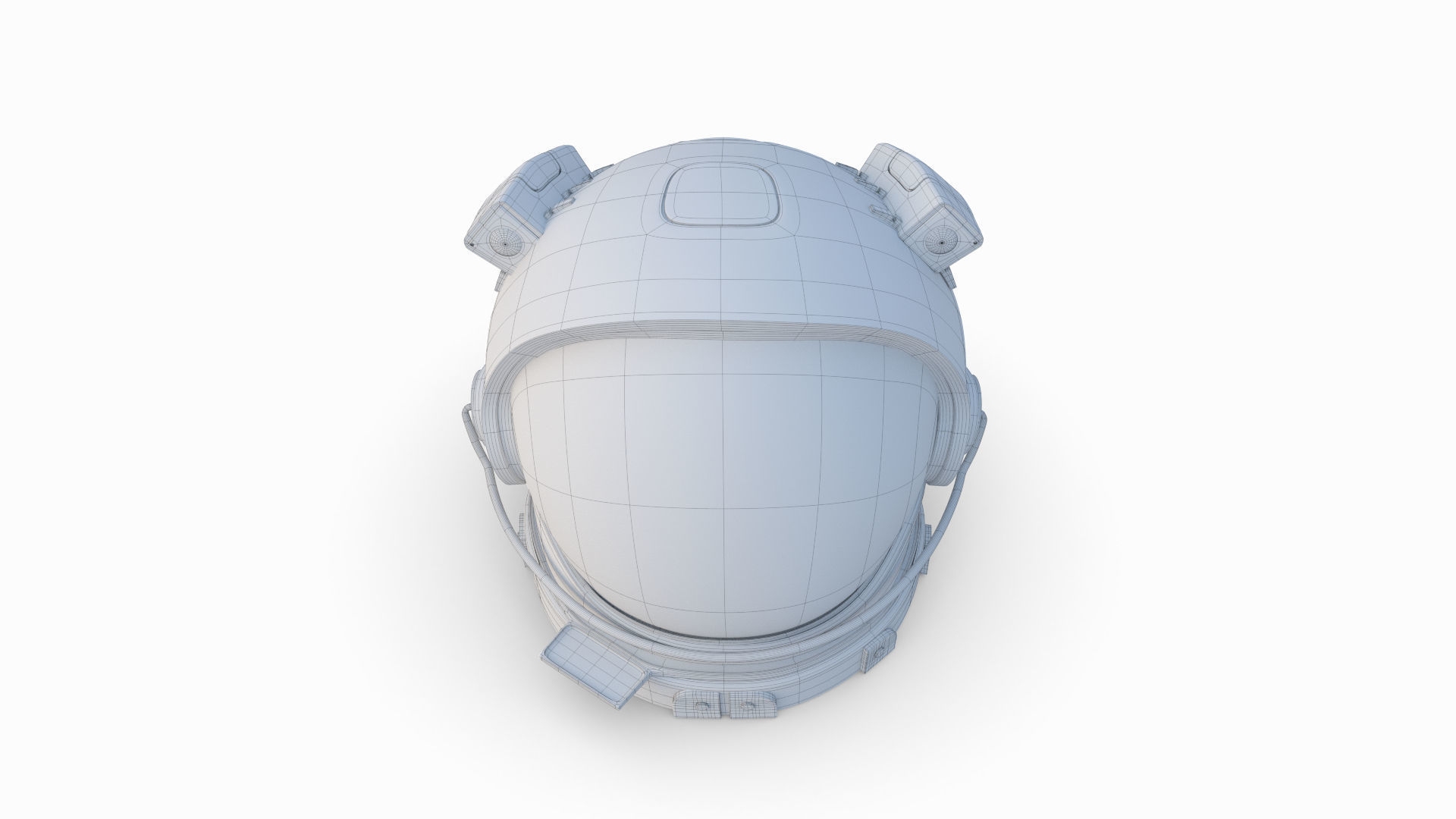 Helmet of Astronaut Suit 3D model_8