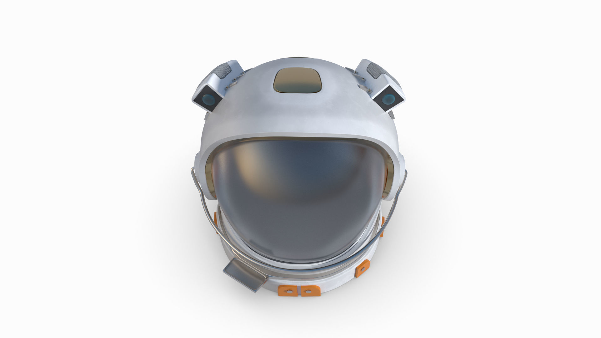 Helmet of Astronaut Suit 3D model_3