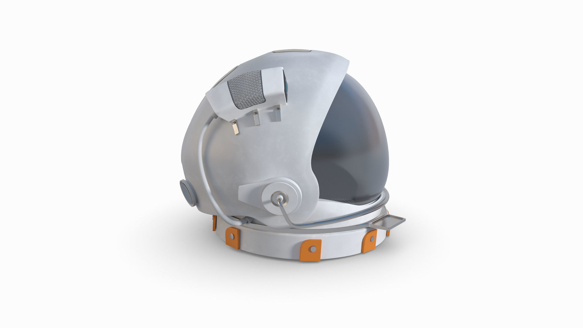 Helmet of Astronaut Suit 3D model_5