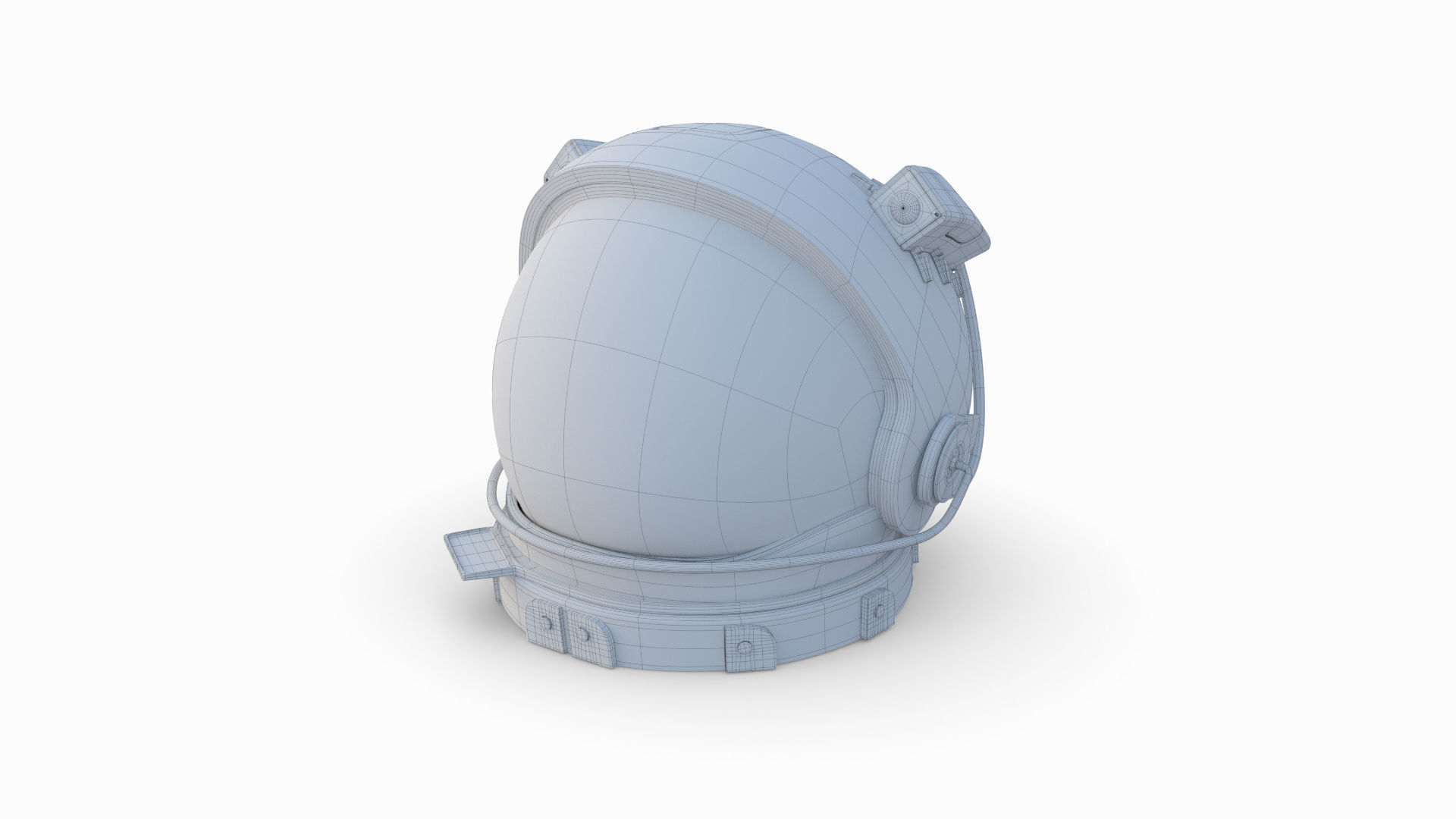 Helmet of Astronaut Suit 3D model_9