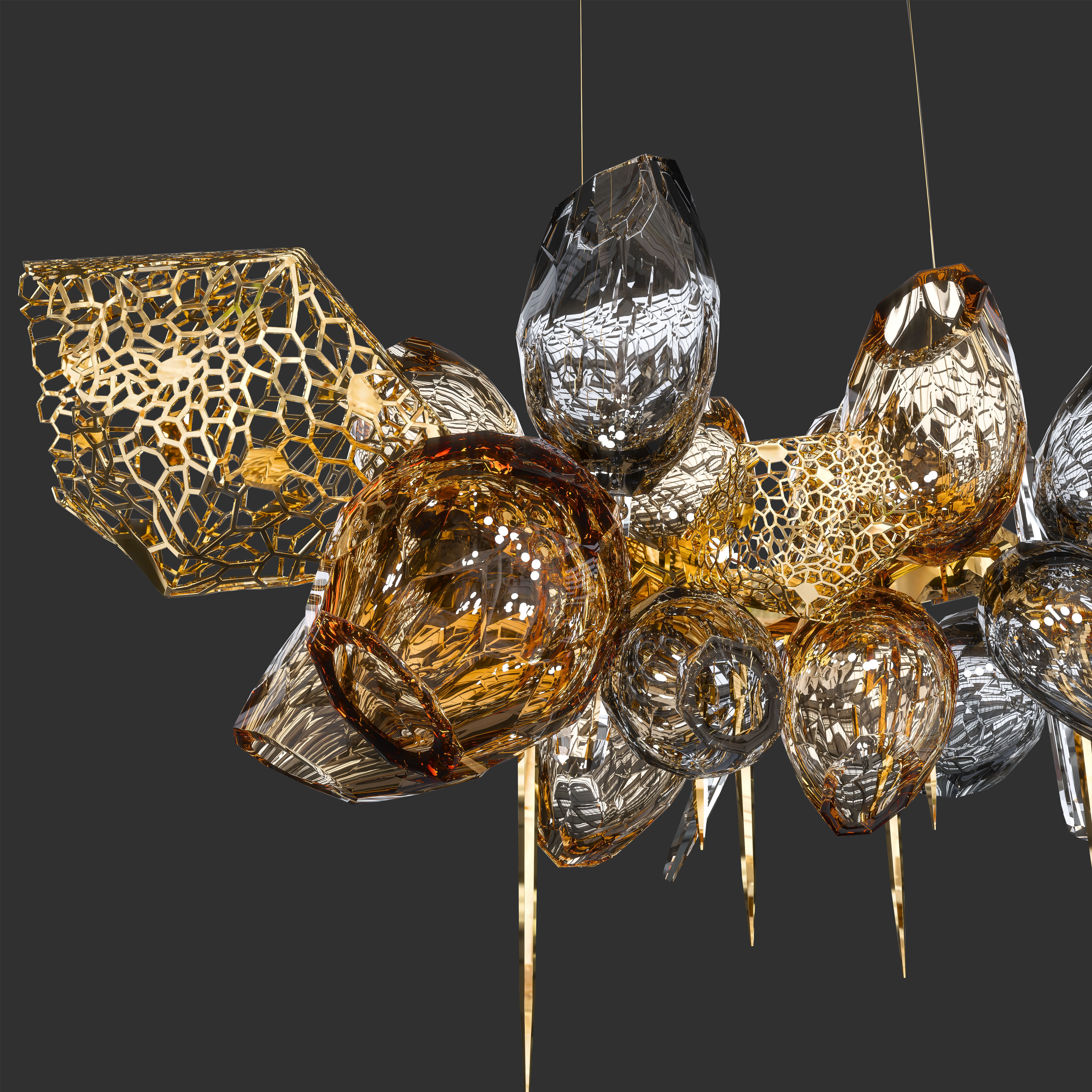 Britannica Chandelier Horizontal-1 3D model_2