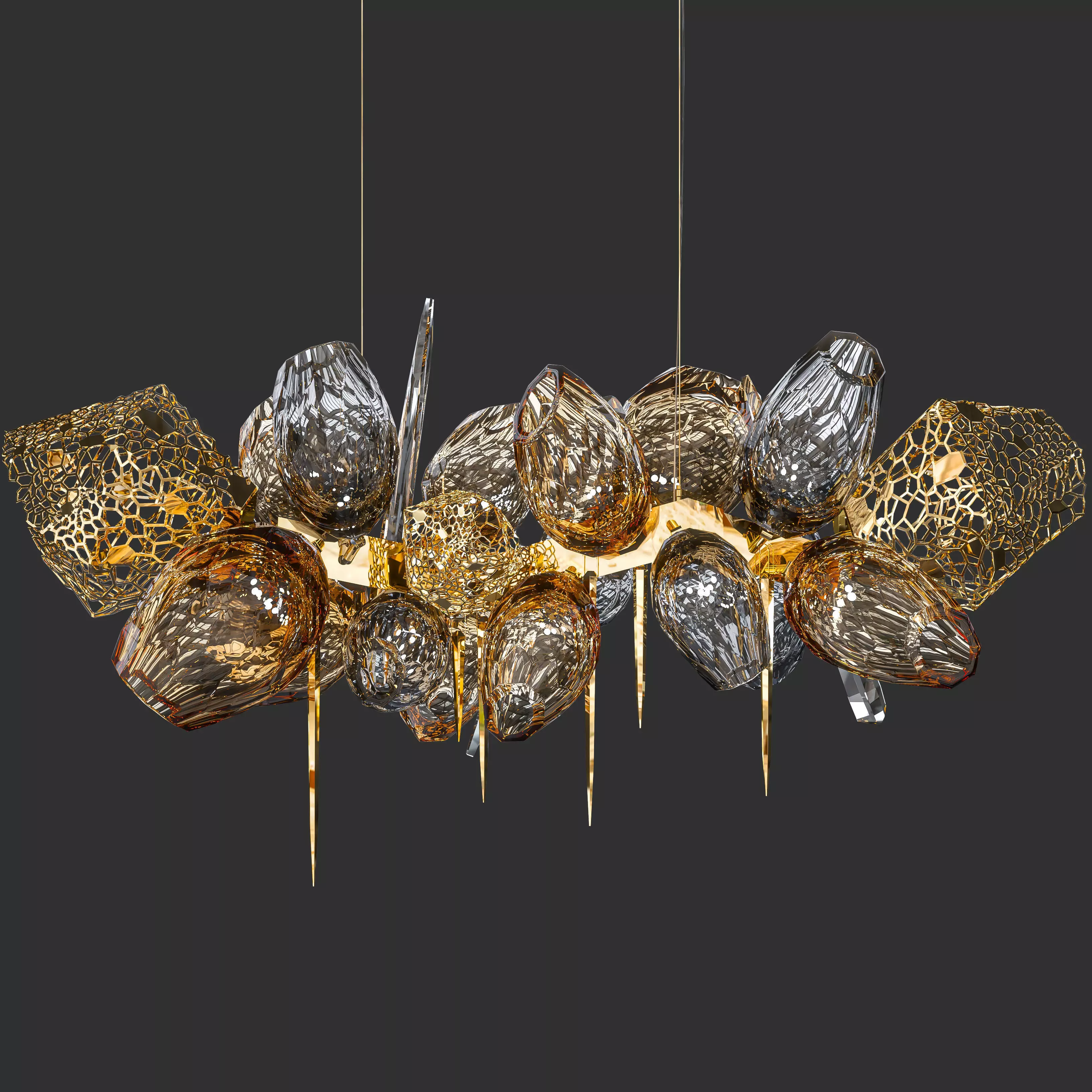 Britannica Chandelier Horizontal-1 3D model_0
