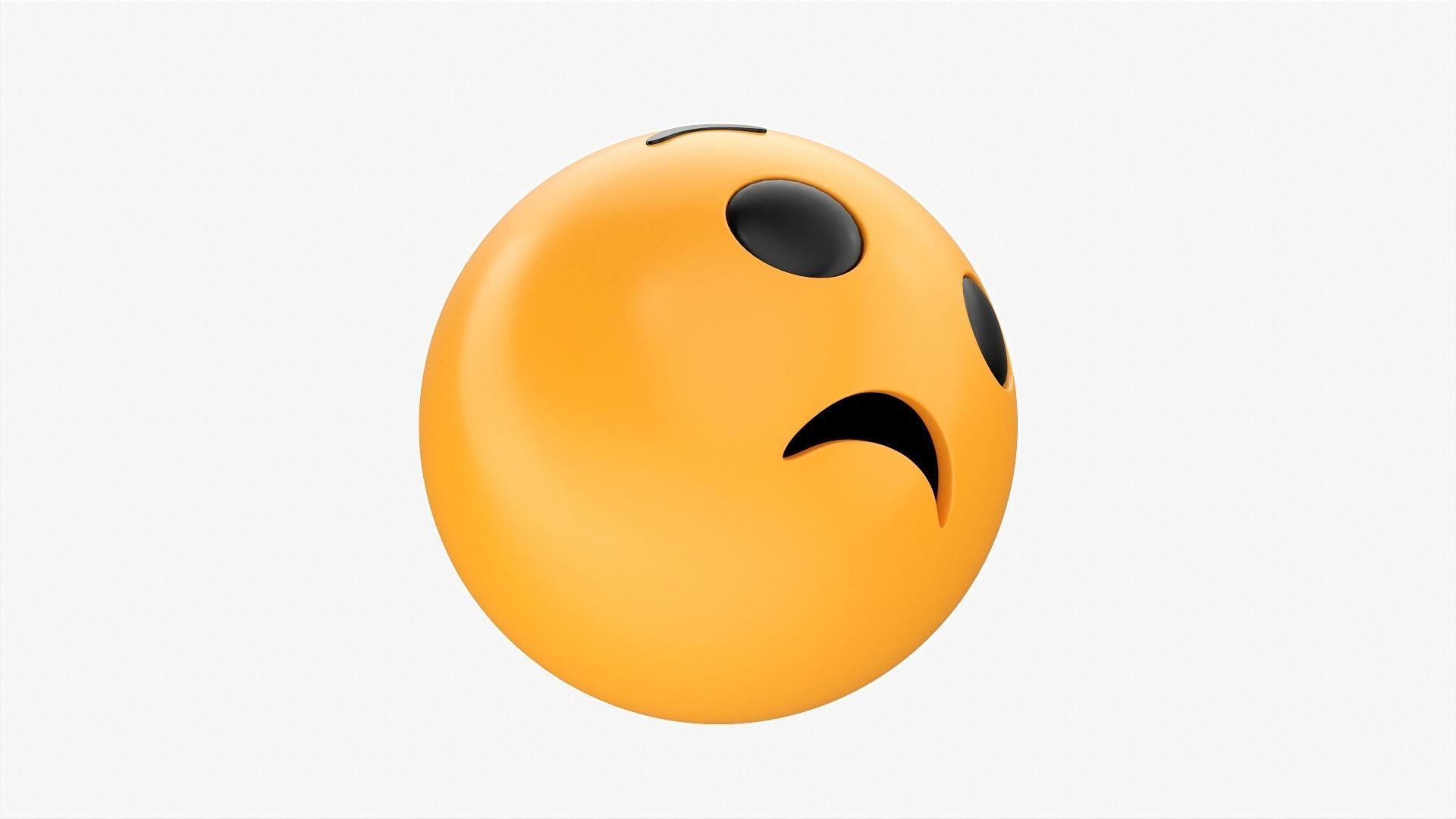 Emoji 065 Sad 3D model_4