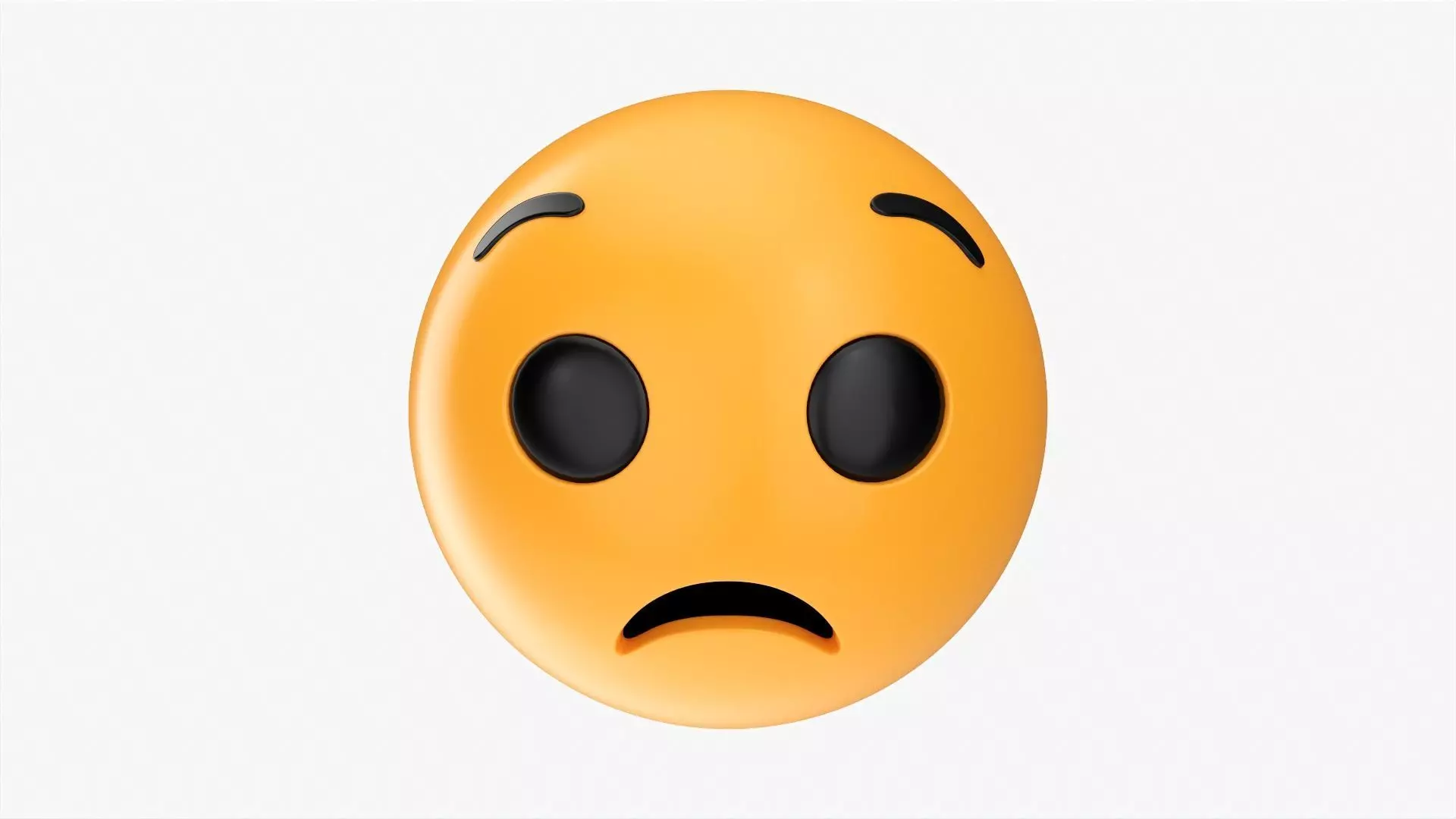 Emoji 065 Sad 3D model_0