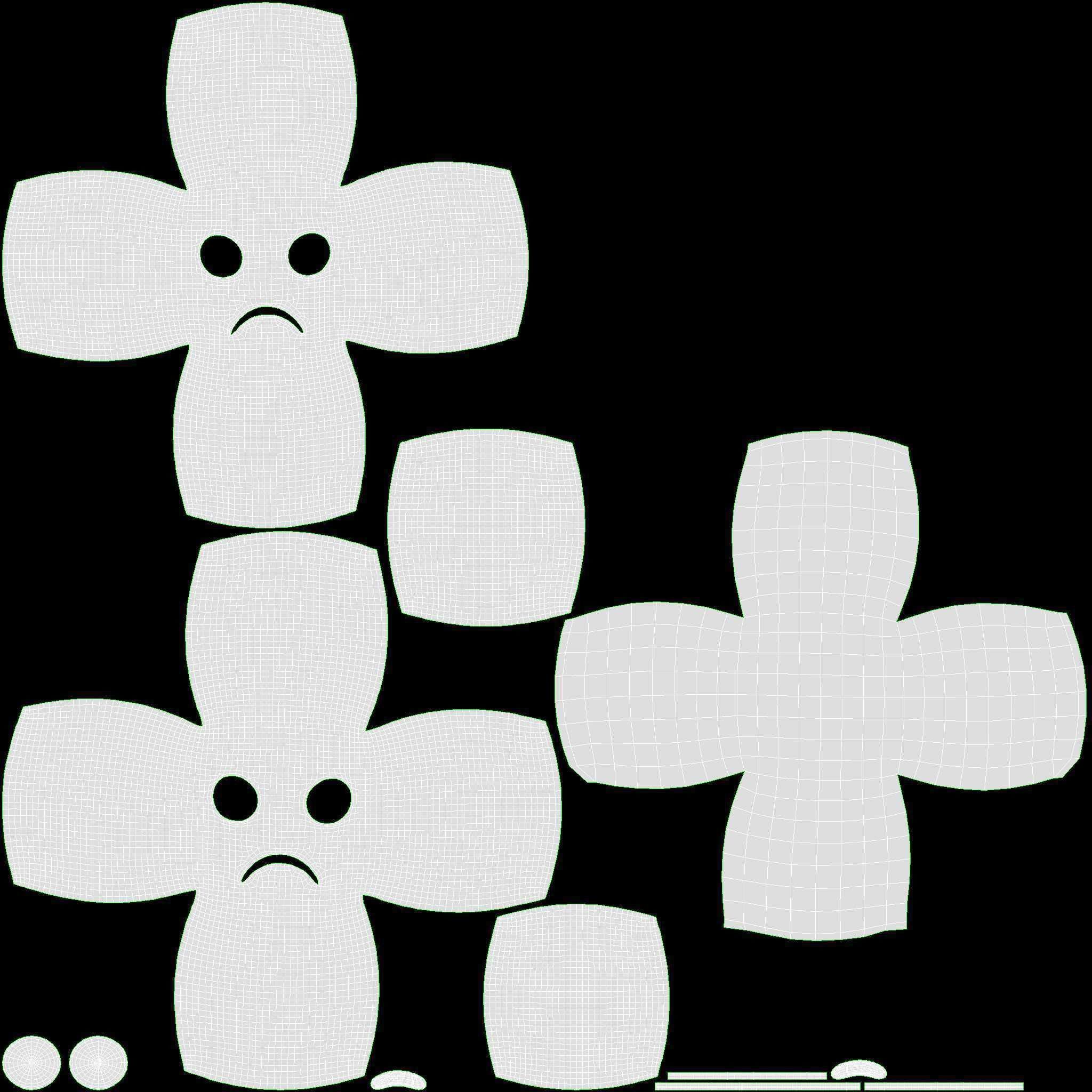 Emoji 065 Sad 3D model_6