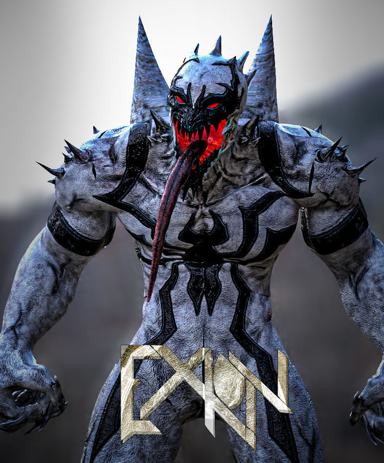 Anti-Venom exion 3D model_1
