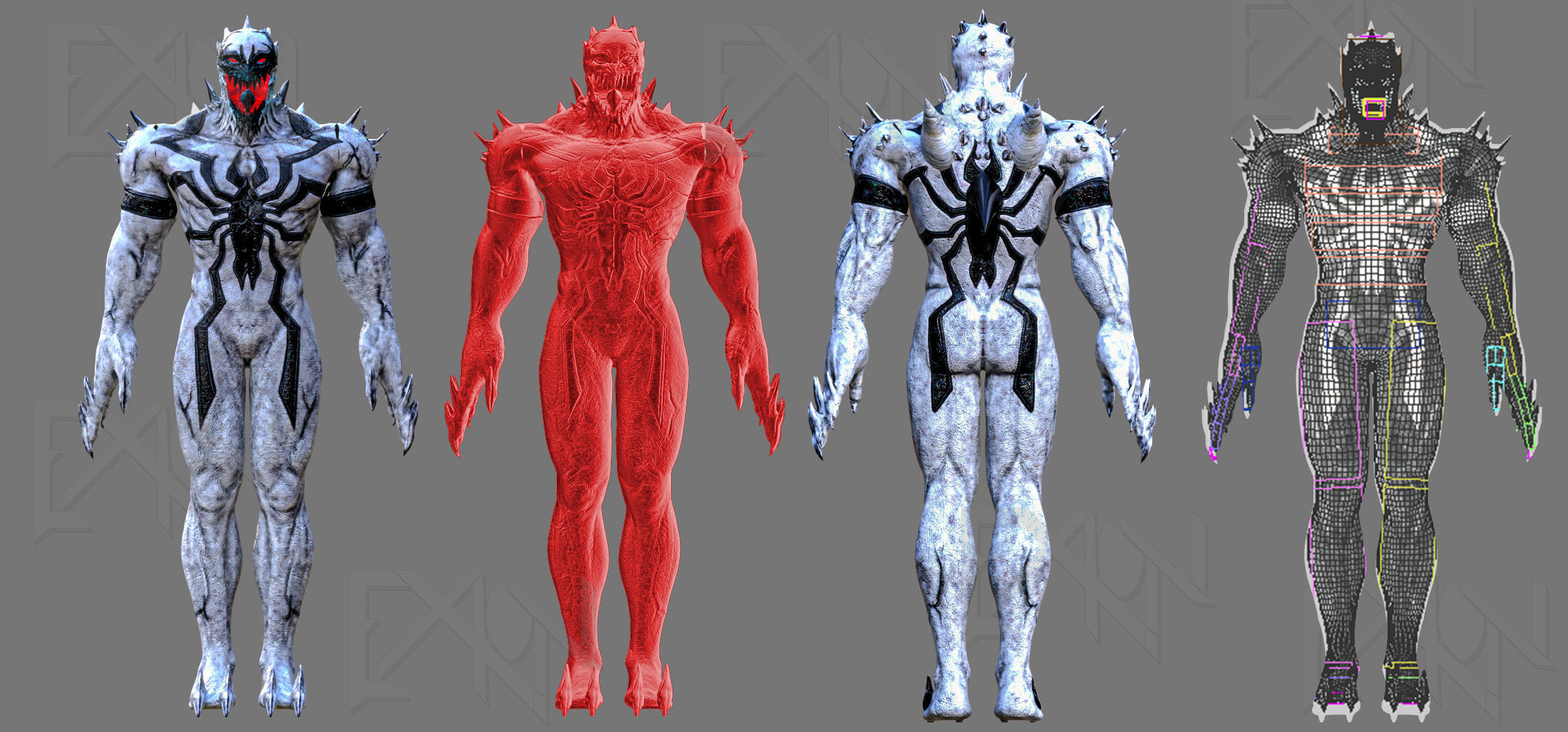 Anti-Venom exion 3D model_3