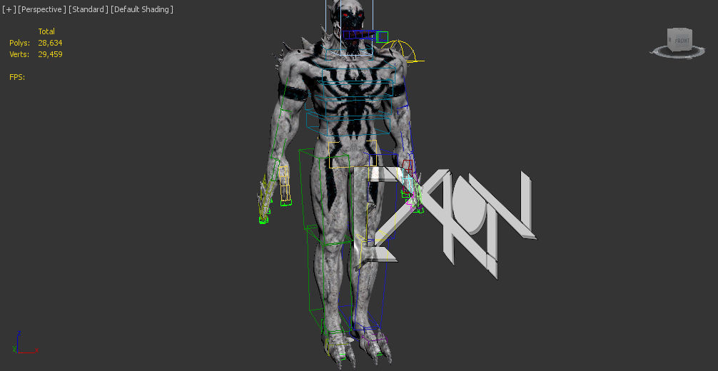 Anti-Venom exion 3D model_4