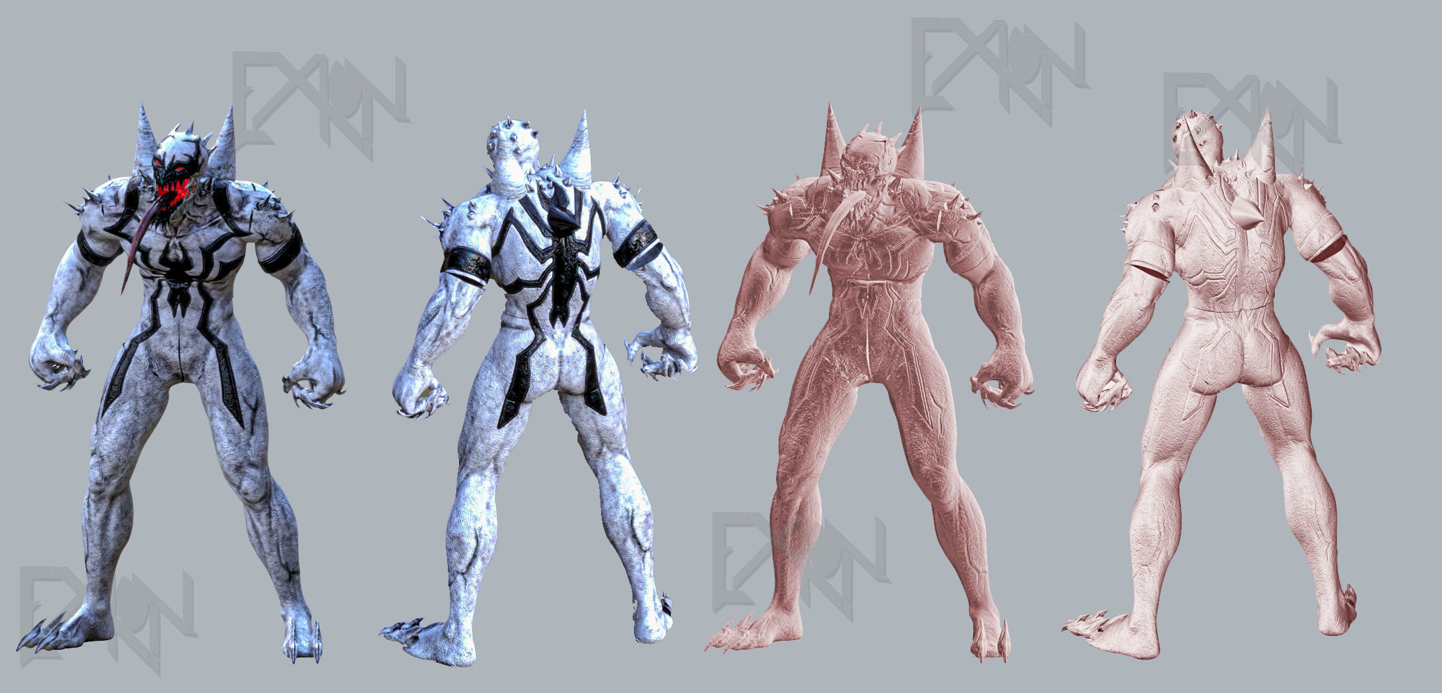 Anti-Venom exion 3D model_2