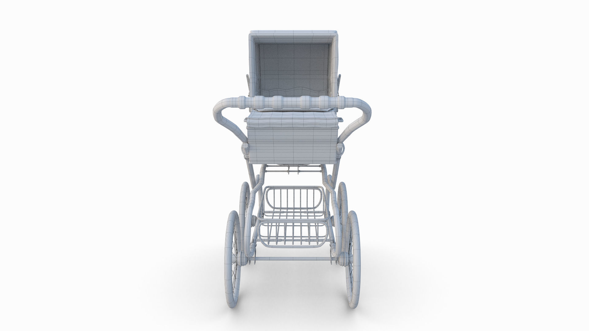 Baby Stroller  3D model_11