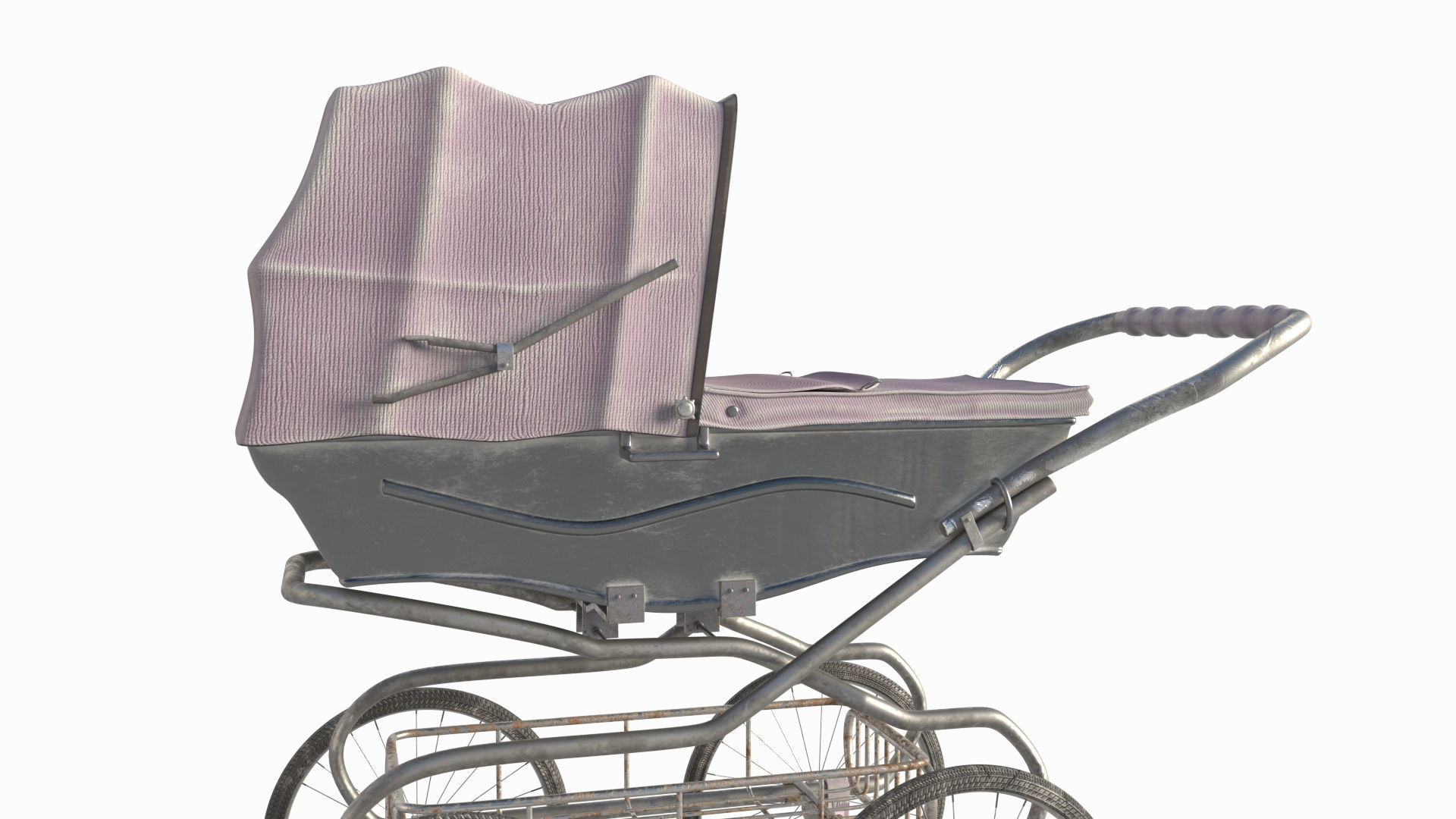 Baby Stroller  3D model_3