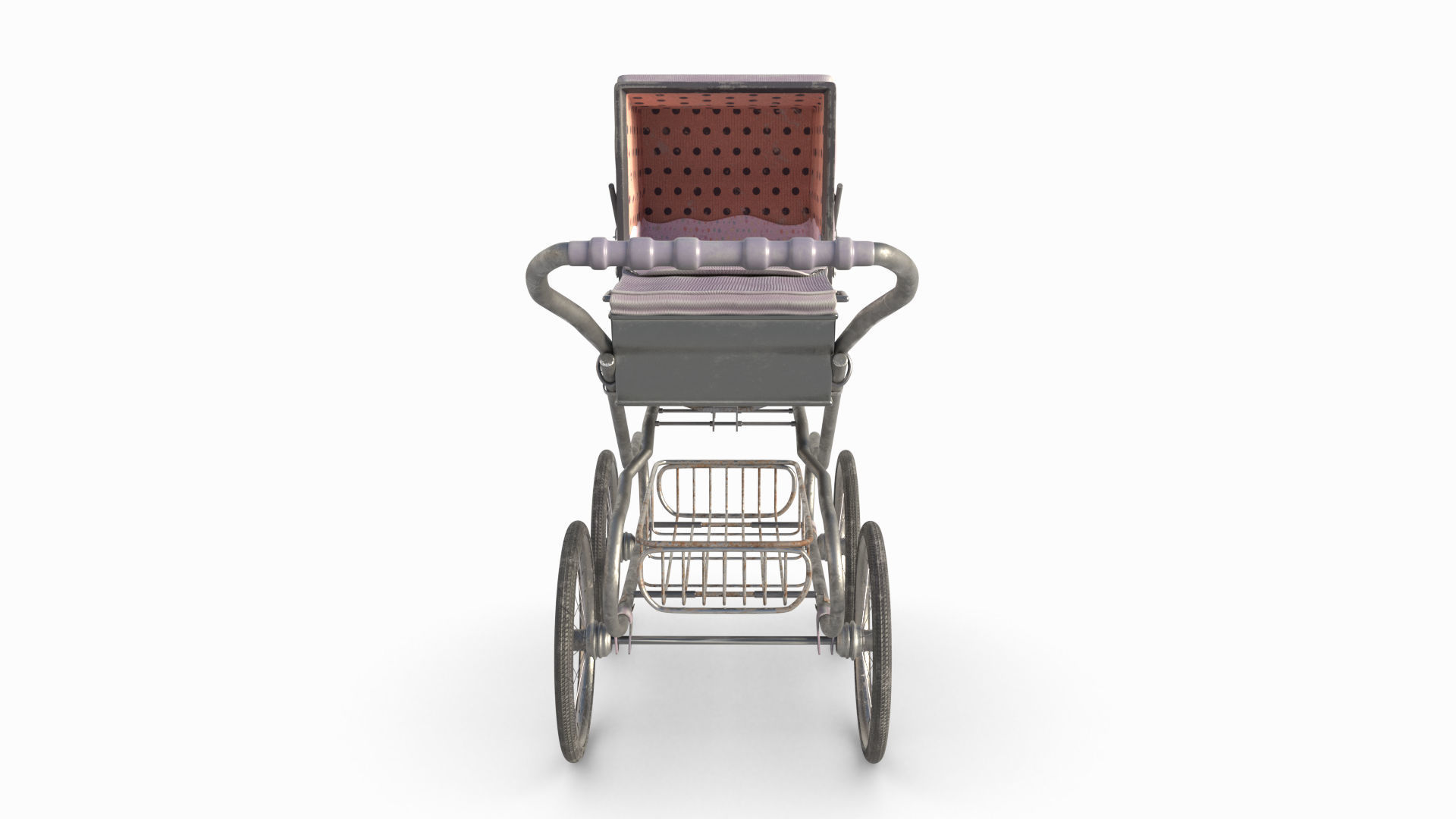 Baby Stroller  3D model_6