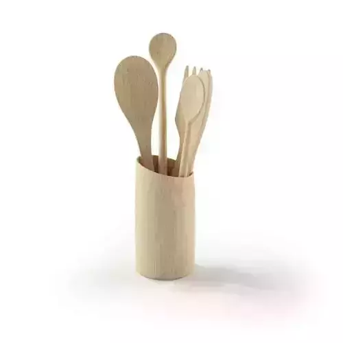 Wooden Kitchen Tools Set