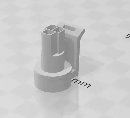 Presure sensor male 3D print model