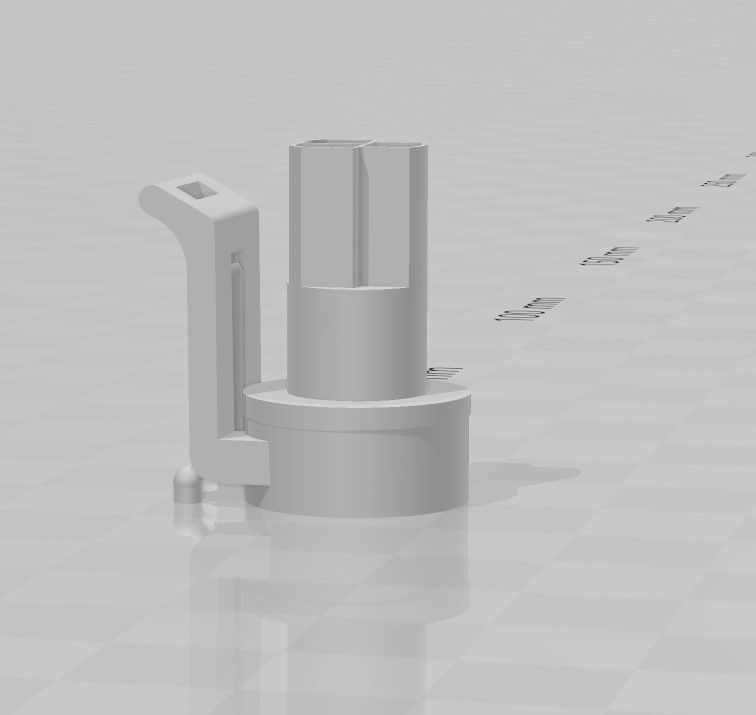 Presure sensor male 3D print model_4