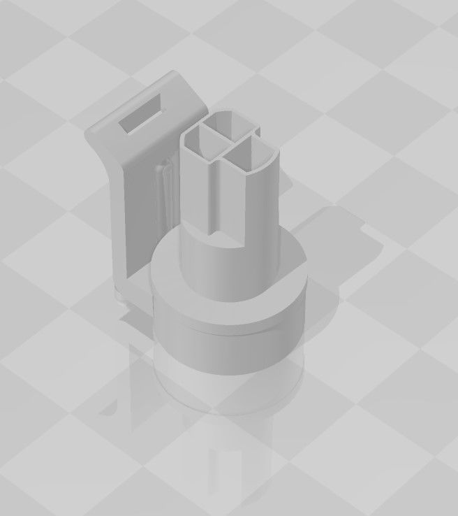 Presure sensor male 3D print model_5