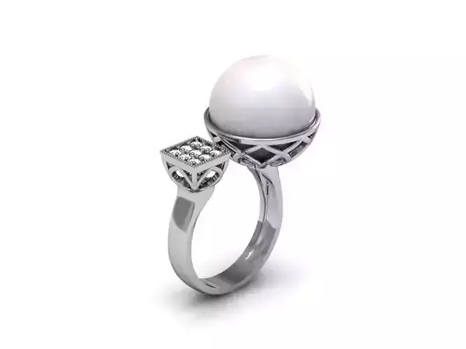 Set Ring and pendant ready for 3d print