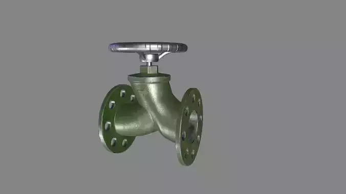 gate valve  3d model