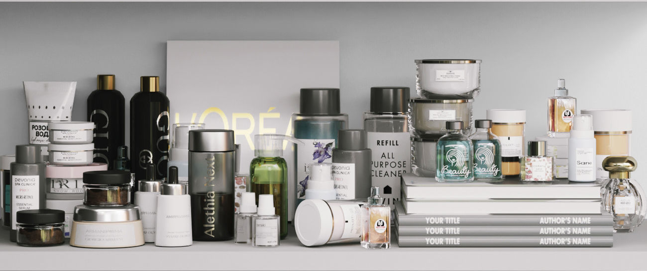 Huge set of cosmetics 3D model_3